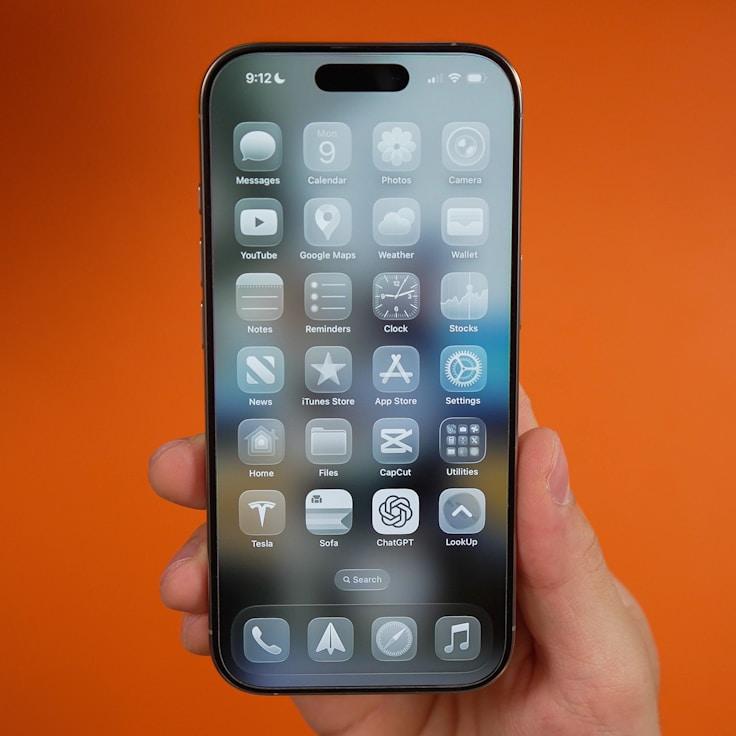 Mobile application interface design process